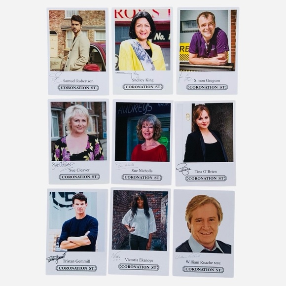 Lot of Coronation Street Cast Fan Cards - Picture 6 of 8
